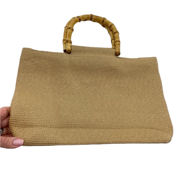 Flora Bella Woven Raffia Purse OS - Picture 4 of 14